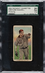 1909-1911 T206 White Border Rube Waddell Throwing SGC FAIR 20