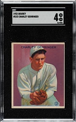 1933 R319 Goudey #222 Charley Gehringer SGC VG/EX 4