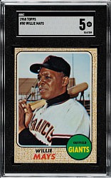1968 Topps #50 Willie Mays SGC EX 5