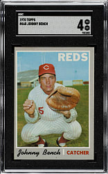 1970 Topps #660 Johnny Bench SGC VG/EX 4