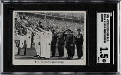 1936 Mitteldeutscher Olympia #105 Jesse Owens SGC FAIR 1.5