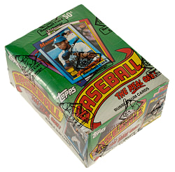 1990 Topps Unopened Wax Box (36 Packs) - BBCE