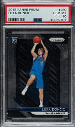 2018-2019 Panini Prizm Basketball #280 Luka Doncic Rookie PSA GEM MINT 10