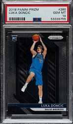 2018-2019 Panini Prizm Basketball #280 Luka Doncic Rookie PSA GEM MINT 10