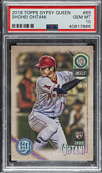 2018 Topps Gypsy Queen #89 Shohei Ohtani Rookie PSA GEM MINT 10