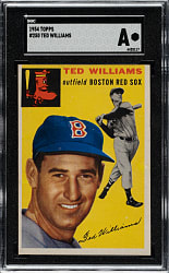 1954 Topps #250 Ted Williams SGC Authentic