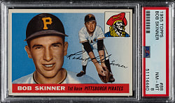 1955 Topps #88 Bob Skinner PSA NM-MT 8
