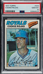 1977 Topps #509 Cookie Rojas PSA GEM MINT 10