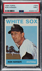 1964 Topps #384 Ron Hansen PSA MINT 9