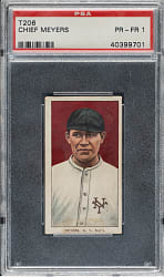 1909-1911 T206 White Border Chief Meyers PSA POOR 1