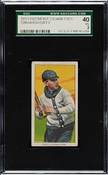 1909-1911 T206 White Border Hugh Duffy SGC VG 40