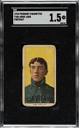 1909-1911 T206 White Border Addie Joss Portrait SGC FAIR 1.5