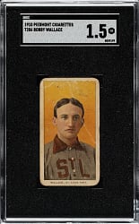 1909-1911 T206 White Border Bobby Wallace SGC FAIR 1.5