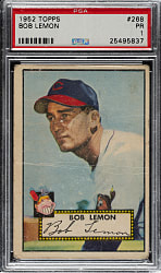 1952 Topps #268 Bob Lemon PSA POOR 1