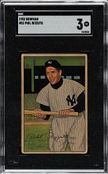 1952 Bowman #52 Phil Rizzuto SGC VG 3