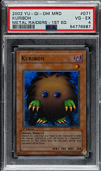 2002 Yu-Gi-Oh! Metal Raiders 1st Edition #071 Kuriboh Super Rare Holographic PSA VG-EX 4