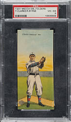 1911 T201 Mecca Double Folder Fred Clarke/Byrne PSA VG-EX 4