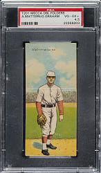 1911 T201 Mecca Double Folder Mattern/Graham PSA VG-EX+ 4.5