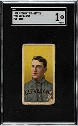 1909-1911 T206 White Border Nap Lajoie Portrait SGC POOR 1