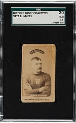 1887 N172 Old Judge Al Myers SGC FAIR 20
