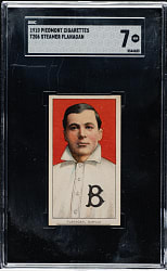 1909-1911 T206 White Border Steamer Flanagan SGC NM 7