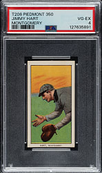1909-1911 T206 White Border Jimmy Hart Southern Leaguer PSA VG-EX 4