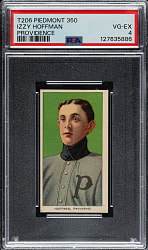 1909-1911 T206 White Border Izzy Hoffman PSA VG-EX 4