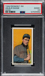 1909-1911 T206 White Border Wilbur Goode PSA GOOD+ 2.5