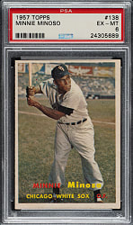 1957 Topps #138 Minnie Minoso PSA EX-MT 6