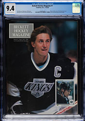 1990 Beckett Hockey Magazine Issue #1 with Wayne Gretzky CGC 9.4