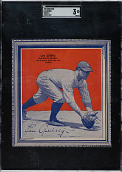 1936 Wheaties Series 3 Lou Gehrig SGC VG 3