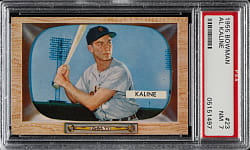 1955 Bowman #23 Al Kaline PSA NM 7