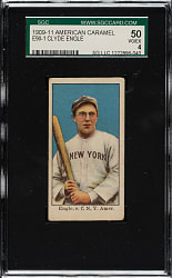 1909-1911 E90-1 American Caramel Clyde Engle SGC VG/EX 50