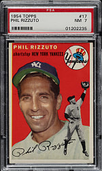 1954 Topps #17 Phil Rizzuto PSA NM 7