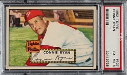 1952 Topps #107 Connie Ryan PSA EX-MT 6