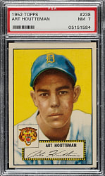 1952 Topps #238 Art Houtteman PSA NM 7