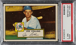1952 Topps #202 Joe Collins PSA NM 7