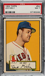 1952 Topps #54 Leo Kiely PSA NM 7