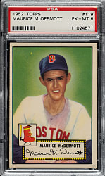1952 Topps #119 Maurice McDermott PSA EX-MT 6
