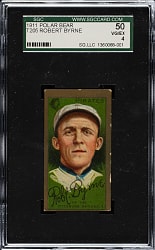 1911 T205 Gold Border Robert Byrne SGC VG/EX 50 - Polar Bear Back
