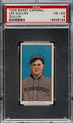Lot # 780: 1909-1911 T206 White Border Lee Quillen PSA VG-EX 4