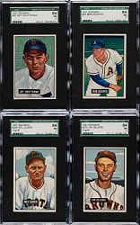 1951 Bowman PSA- and SGC-Graded Collection (12)