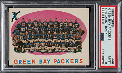 1959 Topps Football #46 Green Bay Packers Team PSA MINT 9