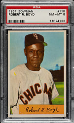 1954 Bowman #118 Robert R. Boyd PSA NM-MT 8