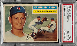 1956 Topps #304 Frank Malzone PSA NM-MT 8