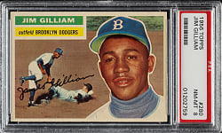 1956 Topps #280 Jim Gilliam PSA NM-MT 8