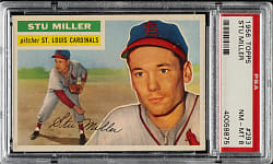1956 Topps #293 Stu Miller PSA NM-MT 8