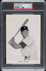 1951 Wheaties Premium Photos #G Mickey Mantle PSA VG-EX 4