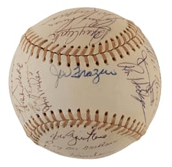 1975 New York Mets Team-Signed Baseball with Tom Seaver and Joe Torre - PSA/DNA