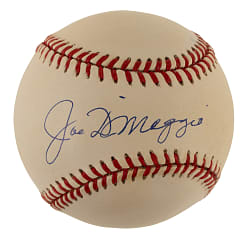 Joe DiMaggio Single-Signed Baseball - JSA